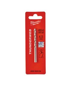 Сверло по металу THUNDERWEB HSS-G MILWAUKEE, Ø4,5x80 мм, DIN338, фото  | SNABZHENIE.com.ua