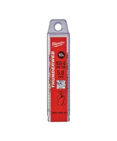 Сверло по металлу THUNDERWEB HSS-G MILWAUKEE 5,8x93 мм (10 шт) DIN338, фото  | SNABZHENIE.com.ua