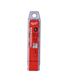 Свердло по металу HSS-G MILWAUKEE 9,5x125мм, 5шт, DIN338 4932352398, фото  | SNABZHENIE.com.ua