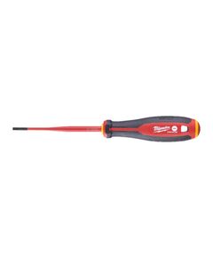 Отвертка VDE діелектрична Milwaukee SL 0.6 x 3.5 x 100 мм, фото  | SNABZHENIE.com.ua