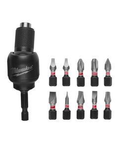 Угловая насадка KNUCKLE&trade; SHOCKWAVE&trade; с 10 битами MILWAUKEE, фото  | SNABZHENIE.com.ua