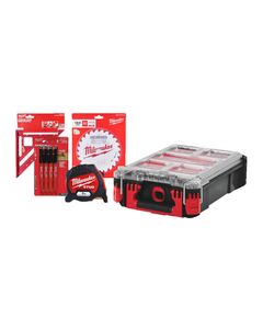 Промо набір для обробки дерева 8 предметів + Packout від MILWAUKEE, фото  | SNABZHENIE.com.ua