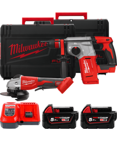Набір з двох акумуляторних інструментів M18 BLPP2G-502X MILWAUKEE, фото  | SNABZHENIE.com.ua
