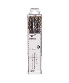Бур SDS-PLUS 4C MILWAUKEE 10х160мм, фото  | SNABZHENIE.com.ua