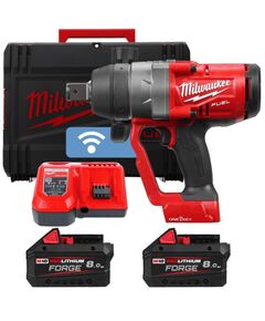 Гайковерт акумуляторний безщітковий MILWAUKEE 1'' (2400Нм) M18 ONEFHIWF1-802X, (ЗУ+2ак) FORGE&trade;, фото  | SNABZHENIE.com.ua