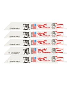 Полотно для сабельных пил THIN KERF MILWAUKEE, 150х1,4мм, (5шт), (металл), фото  | SNABZHENIE.com.ua