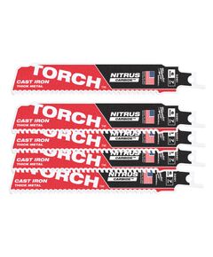 Полотно для сабельных пил TORCH CARBIDE NITRUS MILWAUKEE, 150х3,1мм, (5шт), (металл), фото  | SNABZHENIE.com.ua