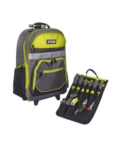 Рюкзак для инструмента RYOBI RSSBP2, выдвижная ручка, колесики, 25 л., фото  | SNABZHENIE.com.ua