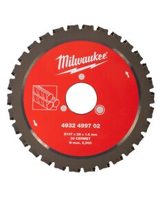 Диск пильный по металлу MILWAUKEE для резака арматуры &Oslash;137x28x1,6мм, 30зуб, фото  | SNABZHENIE.com.ua