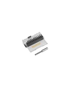 Набор 25 мм бит 10 штук: PH1 / PH2 / PH3 / PZ1 / PZ2 / PZ3 / T15 / T20 (×2) / T25. магнитный держате, фото  | SNABZHENIE.com.ua