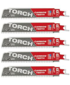 Полотно для сабельных пил TORCH CARBIDE MILWAUKEE, 150х2,5мм, (5шт), (металл), фото  | SNABZHENIE.com.ua