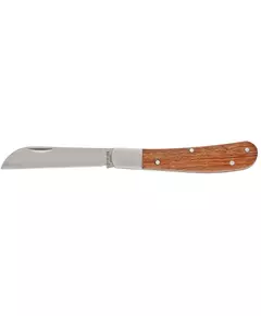 Нож садовый, 173 мм, складной, прямое лезвие, деревянная рукоятка PALISAD (790038P), фото  | SNABZHENIE.com.ua