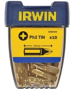 Бита Phillips I/BIT 1/4 25 мм PH2 TiN 10 шт, IRWIN, фото  | SNABZHENIE.com.ua