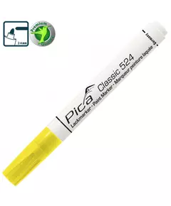 Жидкий промышленний маркер Pica Classic 524/44 Industry Paint Marker, жёлтый (524/44PICA), фото  | SNABZHENIE.com.ua
