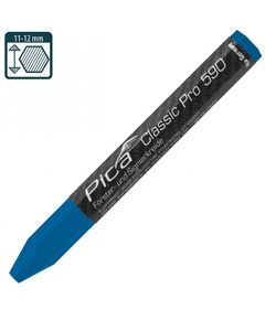 Маркер Pica Classic PRO 590/41 на восково-крейдовой основе, синий, фото  | SNABZHENIE.com.ua