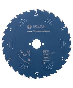 Пильний диск 230x30 мм, 30 T для дерева BOSCH Expert for Construct, фото  | SNABZHENIE.com.ua
