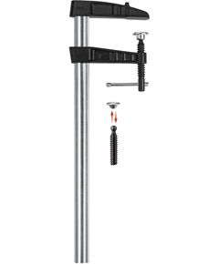 Струбцина TGK 1500 з ковкого чавуну та Т-образною рукояткою BESSEY, фото  | SNABZHENIE.com.ua