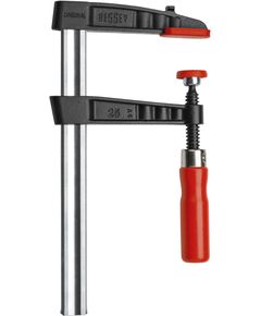 Струбцина TG 500 мм из ковкого чугуна с деревянной ручкой BESSEY, фото  | SNABZHENIE.com.ua