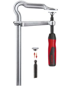 Струбцина OMEGA GMZ 200 с пластиковой ручкой BESSEY GM20Z-2K, фото  | SNABZHENIE.com.ua
