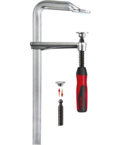 Цельнометаллическая струбцина BESSEY GZ12-2K с пластиковой ручкой 120 мм, фото  | SNABZHENIE.com.ua