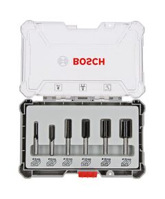 Набор пазовых фрез Bosch 6 шт, хвостовик 8 мм, фото  | SNABZHENIE.com.ua