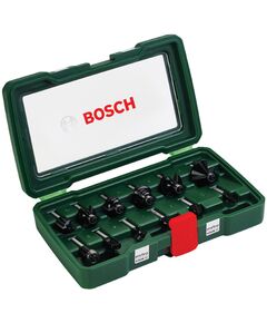 Набор фрез НМ 12 шт. с хвостовиком 8 мм BOSCH 2607019466, фото  | SNABZHENIE.com.ua