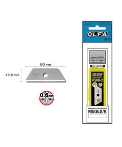 Лезо OLFA RSKB-2/5 17,5x49x0,6 мм, 5 шт - для різання, фото  | SNABZHENIE.com.ua