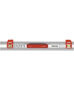 Алюминиевая линейка с ручкой YATO 1000x59x2 мм, фото  | SNABZHENIE.com.ua