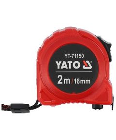 Рулетка YATO 2 м x 16 мм, стальная, нейлоновое покрытие, двойная блокировка, фото  | SNABZHENIE.com.ua