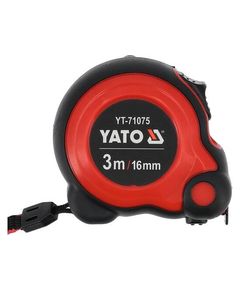Рулетка YATO 3 м x 16 мм, сталевий стрічка, нейлонове покриття, фото  | SNABZHENIE.com.ua