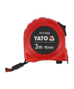 Рулетка YATO 3 м x 16 мм, сталь, нейлон, двойная блокировка, фото  | SNABZHENIE.com.ua