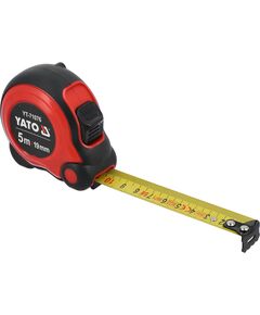 Рулетка YATO 5 м x 19 мм, сталевий стрічка, нейлонове покриття, фото  | SNABZHENIE.com.ua