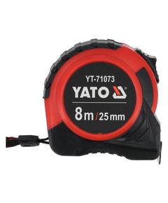 Рулетка YATO 8 м x 25 мм, сталевою стрічкою, нейлонове покриття, фото  | SNABZHENIE.com.ua