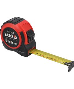 Рулетка YATO 8 м x 25 мм, сталевою стрічкою, нейлонове покриття, фото  | SNABZHENIE.com.ua