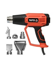 Фен технічний YATO 2 кВт, 50-600°C, 7 режимів, 5 насадок, фото  | SNABZHENIE.com.ua