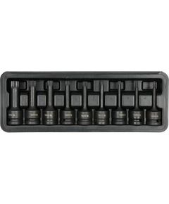 Набор ударных насадок SPLINE YATO 1/2, M4-M16, 9 шт, кейс, фото  | SNABZHENIE.com.ua