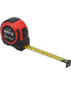 Рулетка YATO 3 м x 16 мм, сталевий ланцюг, нейлонове покриття, фото  | SNABZHENIE.com.ua