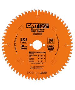 Пильный диск CMT 225x30 мм, Z 64 для ЛДСП, фото  | SNABZHENIE.com.ua