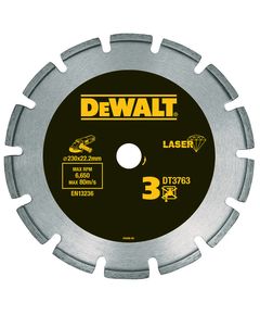 Алмазный круг DeWALT 230 мм для бетона, кирпича и гранита DT3763, фото  | SNABZHENIE.com.ua
