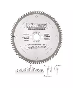 Пильный диск 190 х 20 мм, Z 54 по ЛДСП CMT (281.190.54FF), фото  | SNABZHENIE.com.ua