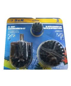 Набор нейлоновых щеток S&R черный (3 шт.), фото  | SNABZHENIE.com.ua