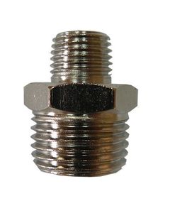 Штуцер соединительный 1/4 x 1/2 с наружной резьбой AIRKRAFT SMM08-04, фото  | SNABZHENIE.com.ua