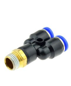 Соединение Y-образное 8мм*1/8 для шлангов AIRKRAFT SPX08-01, фото  | SNABZHENIE.com.ua