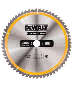Диск пильний DeWALT 305мм, 60 зубів, ATB, чистий зріз, фото  | SNABZHENIE.com.ua