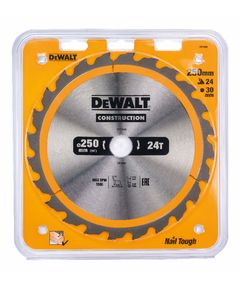 Пильный диск DeWALT 250x30 мм, 24 зуба, угол 10°, чистый срез, фото  | SNABZHENIE.com.ua
