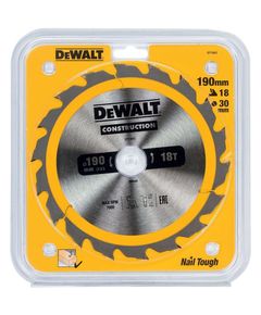 Диск пильний DeWALT 190x30 мм, 18 зубів, 20°, швидкий різ DT1943, фото  | SNABZHENIE.com.ua