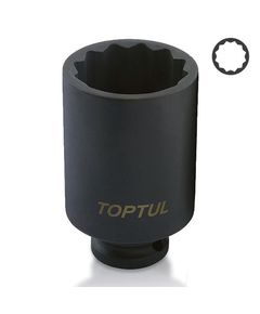 Довга ударна головка 1/2 32мм 12-гранна TOPTUL KABJ1632, фото  | SNABZHENIE.com.ua
