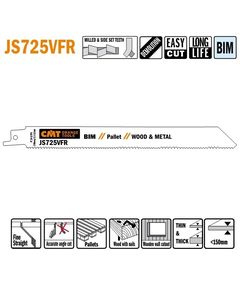 Полотно для сабельной пилы CMT 200x180x19 мм, K 1,27; TS 2,1-3,2, фото  | SNABZHENIE.com.ua