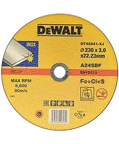 Коло відрізне DeWALT INOX, нержавіюча сталь/листовий метал, 230 x 3 x 22,23 мм (DT42641), фото  | SNABZHENIE.com.ua