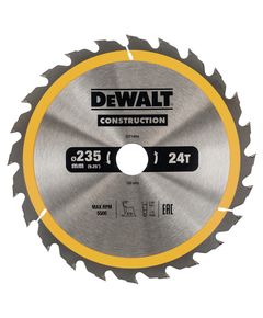 Диск пильный DeWALT 235x30 мм, 24 зуба, угол 20°, быстрый рез, фото  | SNABZHENIE.com.ua